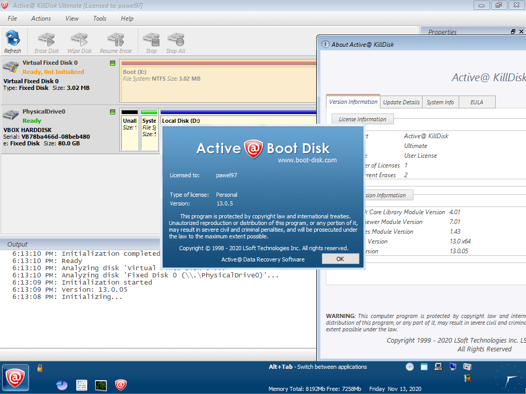 Active KillDisk Ultimate 13.0.5 WINPE (x64)