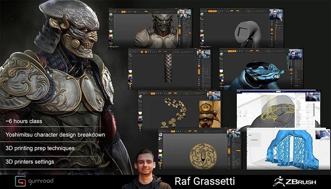 Gumroad – Statues/Collectibles and 3D Printing Class by Raf Grassetti