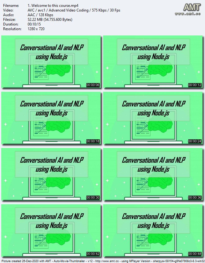 Conversational AI (Chatbots) and NLP using Javascript