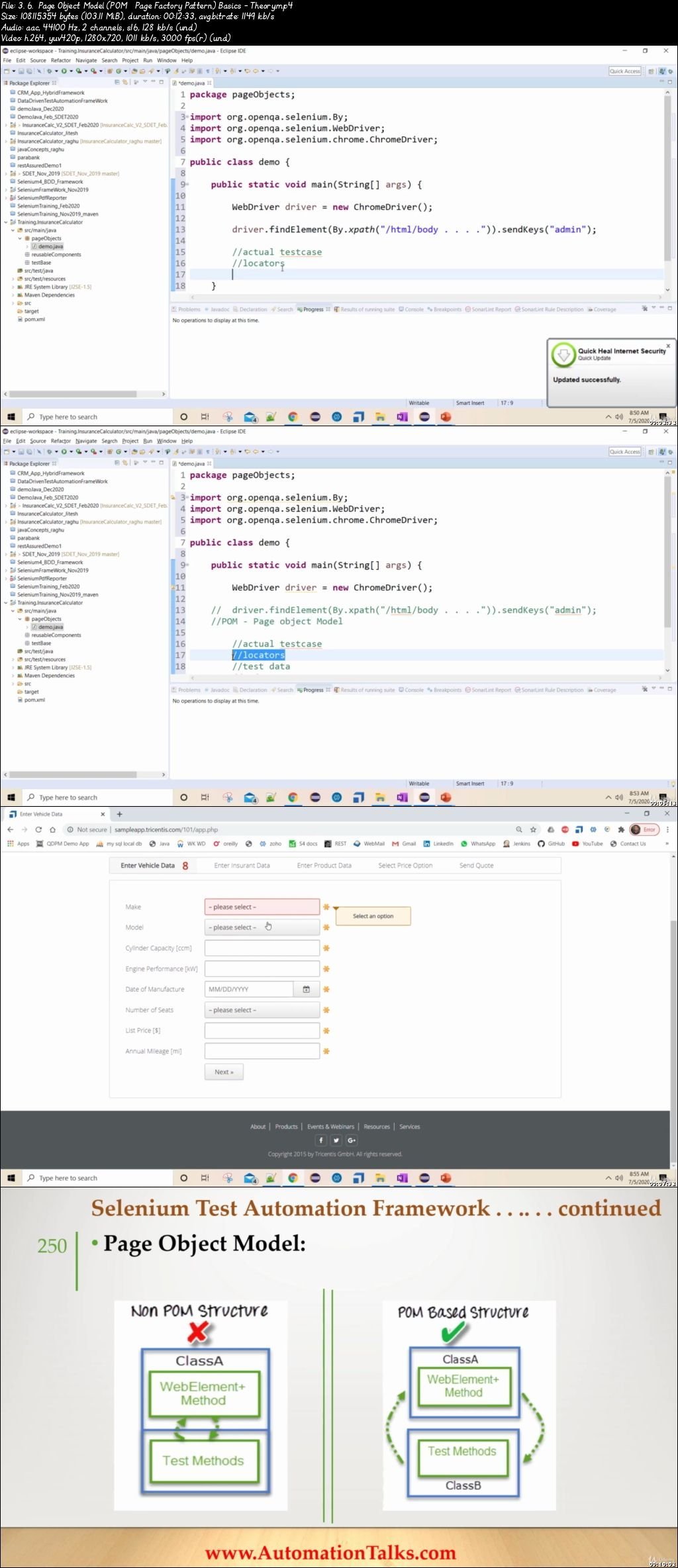  Selenium (Java)- Basic Level Framework Creation from Scratch 