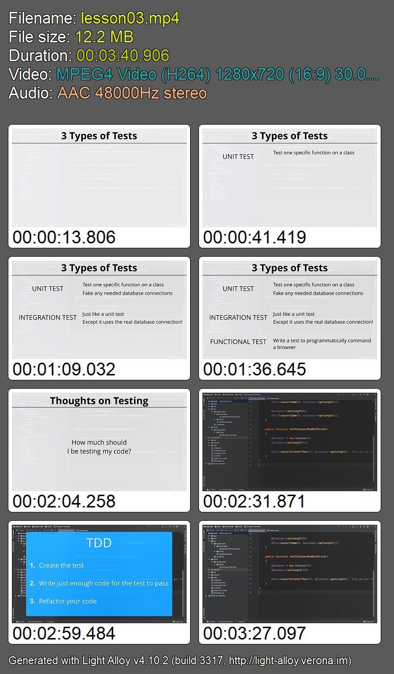 PHPUnit: Testing with a Bite