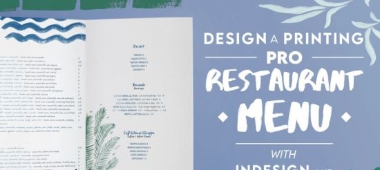 Design a Printing Pro Restaurant Menu with Indesign and Photoshop