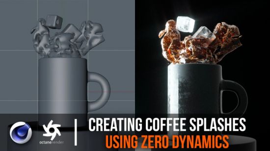 Creating Coffee Splashes Using Zero Dynamics