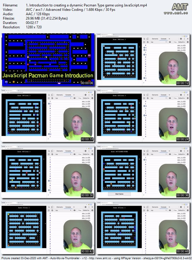 JavaScript DOM Pacman Game Project Learn JavaScript Code