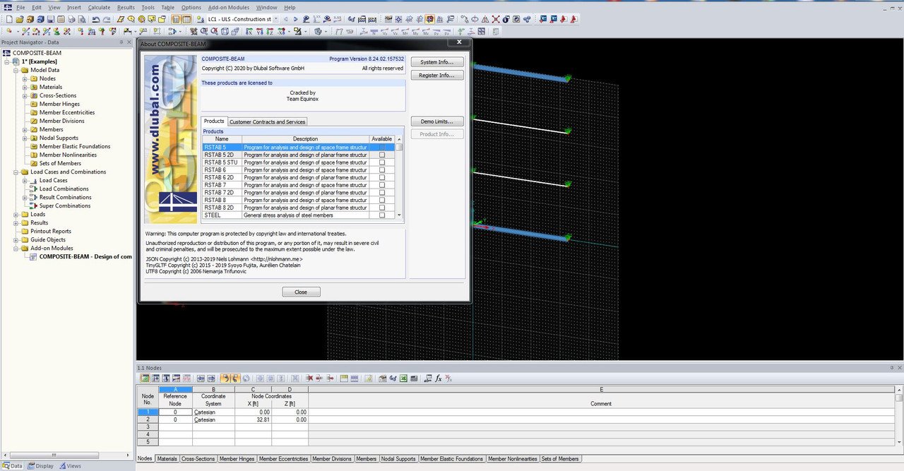 Dlubal Composite Beam 8.24.02.157532