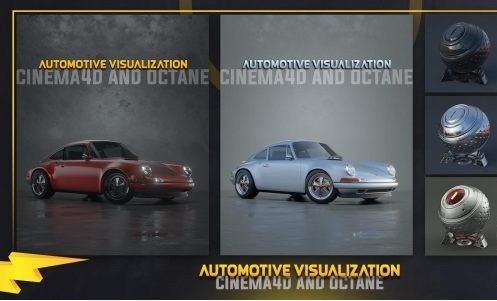 Skillshare – Automotive Visualization with cinema4d and octane render