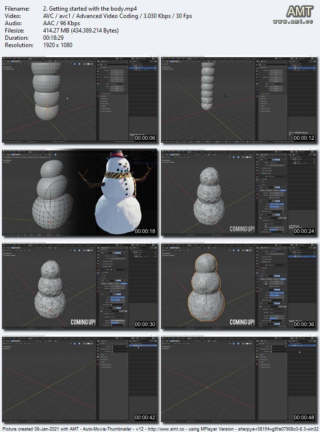 Let's build a snowman in Blender