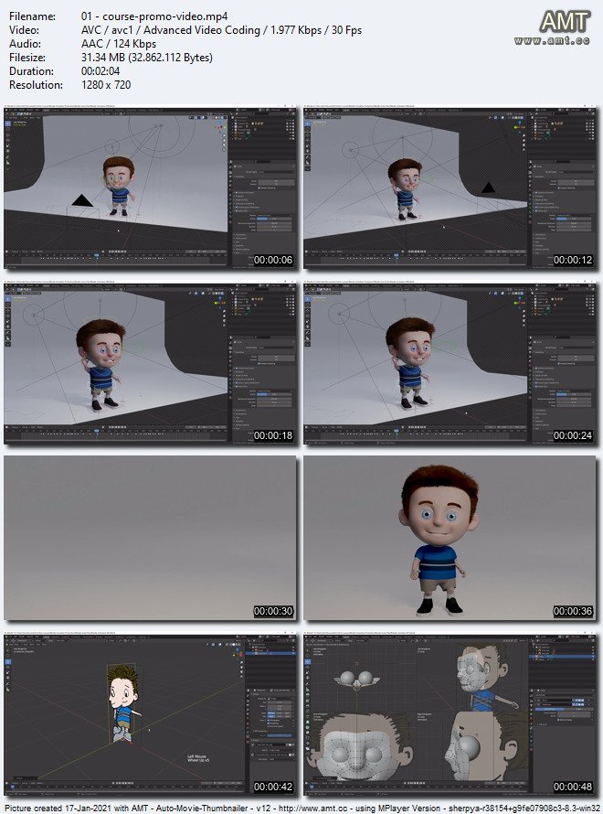 Create an Animated Character in Blender 2.9