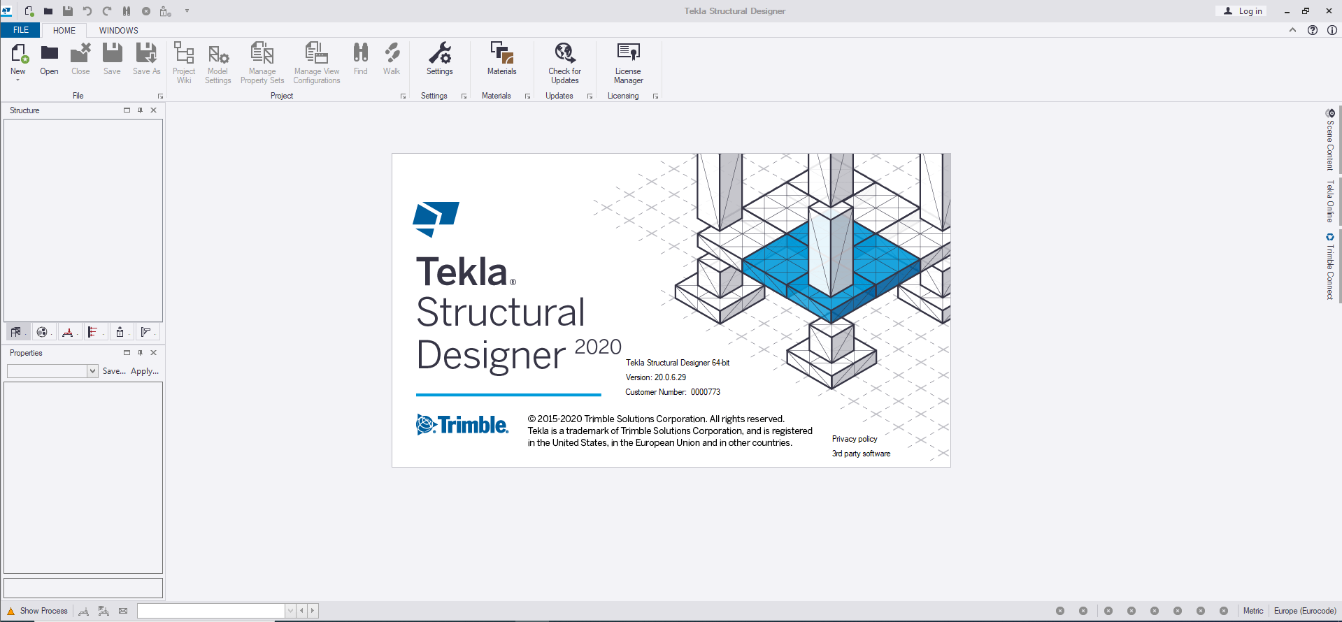 Tekla Structural Designer 2020 SP6 v20.0.6.29 Update Only (x64)