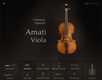 Native Instruments Amati Viola v1.2.0 KONTAKT FULL screenshot