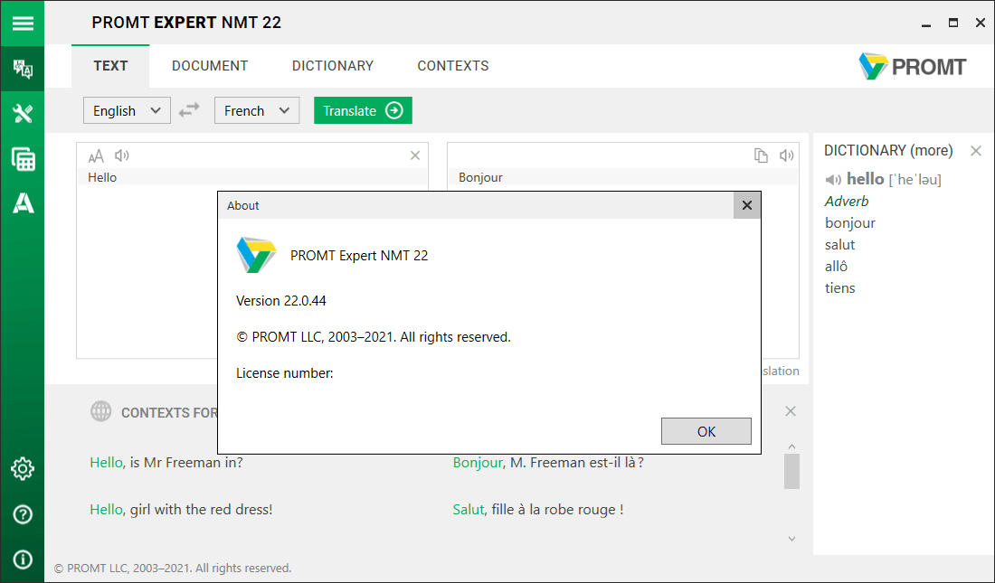 Promt 22 Expert NMT Multilingual