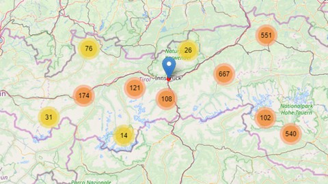 Leaflet practice-oriented data visualization with JS