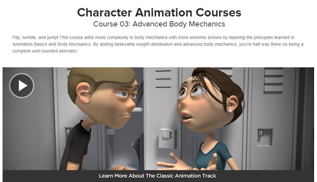 Animation Mentor – Course 03 – Advanced Body Mechanics