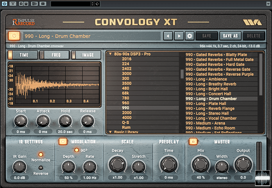 Wave Arts Impulse Record Convology XT v1.23 [U2B] + Libraries macOS-TRAZOR screenshot