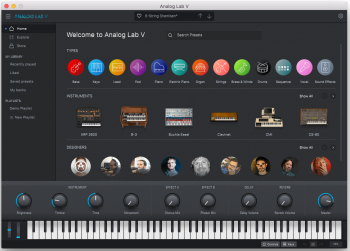 Arturia Analog Lab V v5.4.5 Mac [MORiA] screenshot