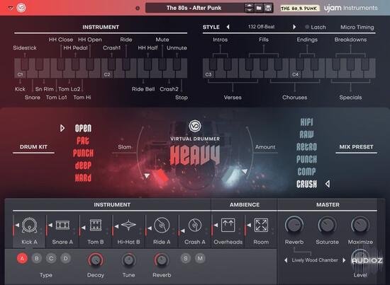 Reason RE UJAM Virtual Drummer Heavy v2.0.2-DECiBEL screenshot