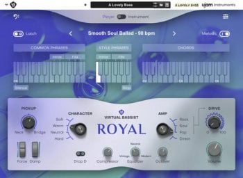 Reason RE UJAM Virtual Bassist Royal v1.0.0-DECiBEL screenshot