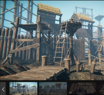 Unreal Engine Marketplace – Wooden Constructor