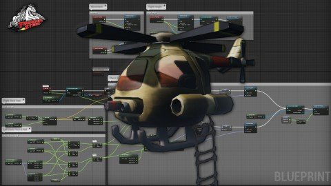 Create a Helicopter Game Control System in Unreal Engine 4