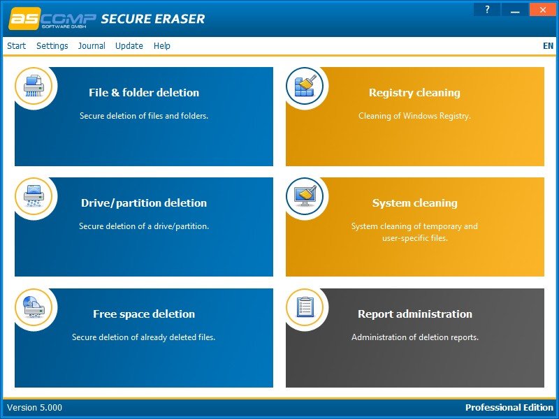 Secure Eraser Professional Edition 5.300