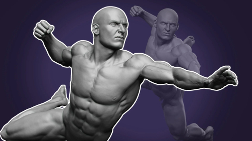 Dynamic Male Anatomy for Artists in Zbrush : Make Realistic 3D Human Model