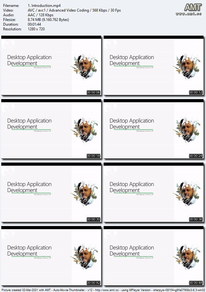 Desktop Application Development Windows Forms C#