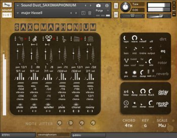 Sound Dust SAXOMAPHONIUM KONTAKT-DECiBEL screenshot