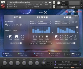 Soundiron Ancient Greek Percussion KONTAKT screenshot