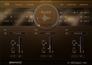 Heavyocity Mosaic Pluck KONTAKT screenshot