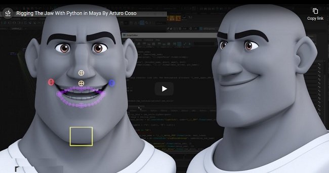 The Gnomon Workshop – Rigging The Jaw with Python in Maya