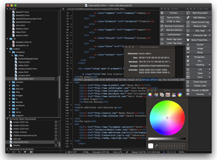 BBEdit 13.1 macOS