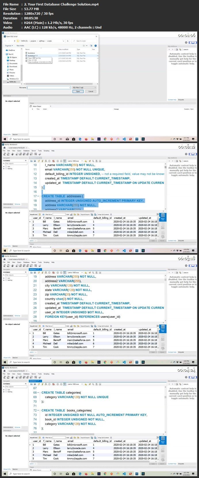 Learn SQL Fast: A Crash Course on SQL with MySQL Databases