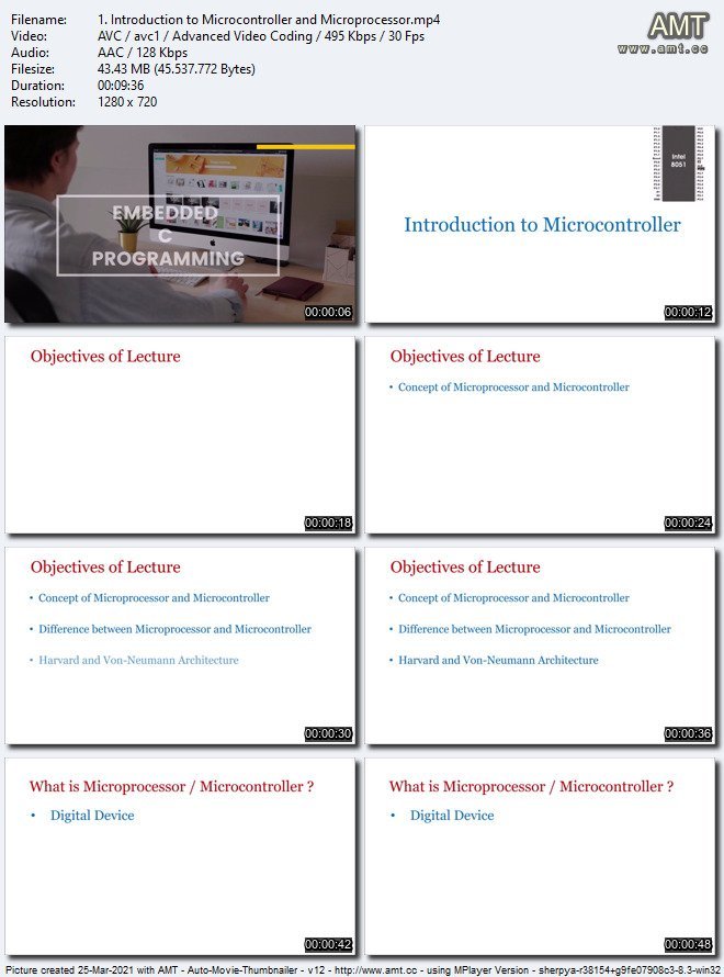 PIC Microcontroller: Architecture and Embedded C Programming