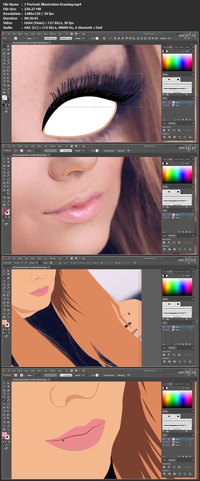 How to Draw Portrait in Adobe Illustrator for Beginners