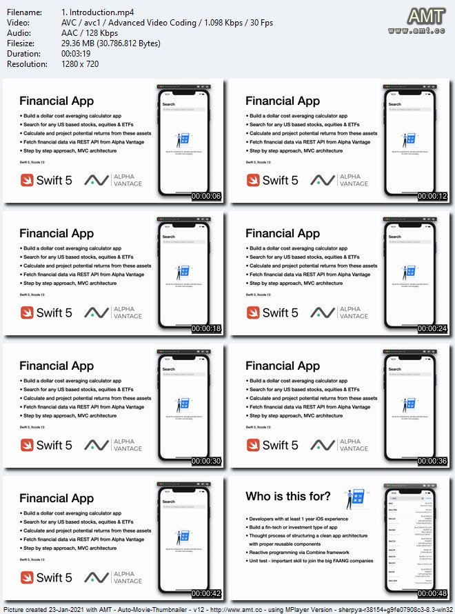 iOS 14 & Swift 5: Financial App with Stock APIs & Unit Tests