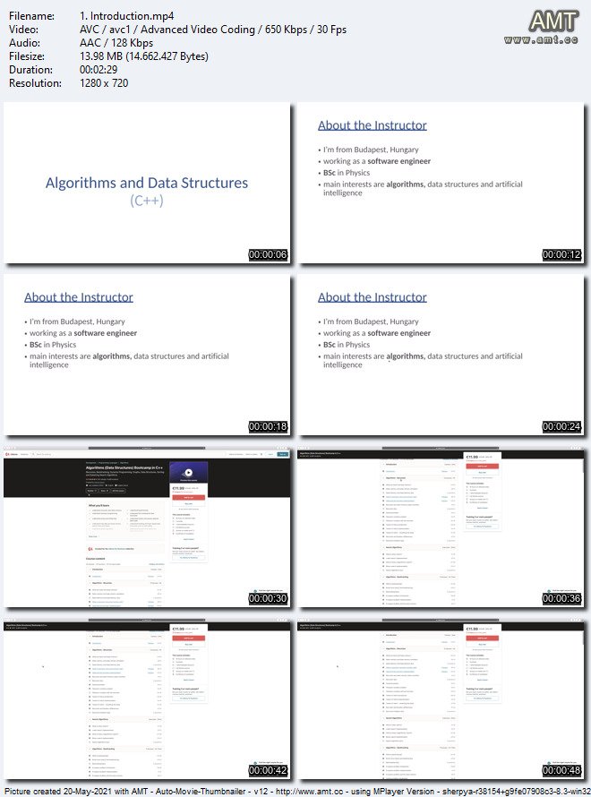 Algorithms (Data Structures) Bootcamp in C++