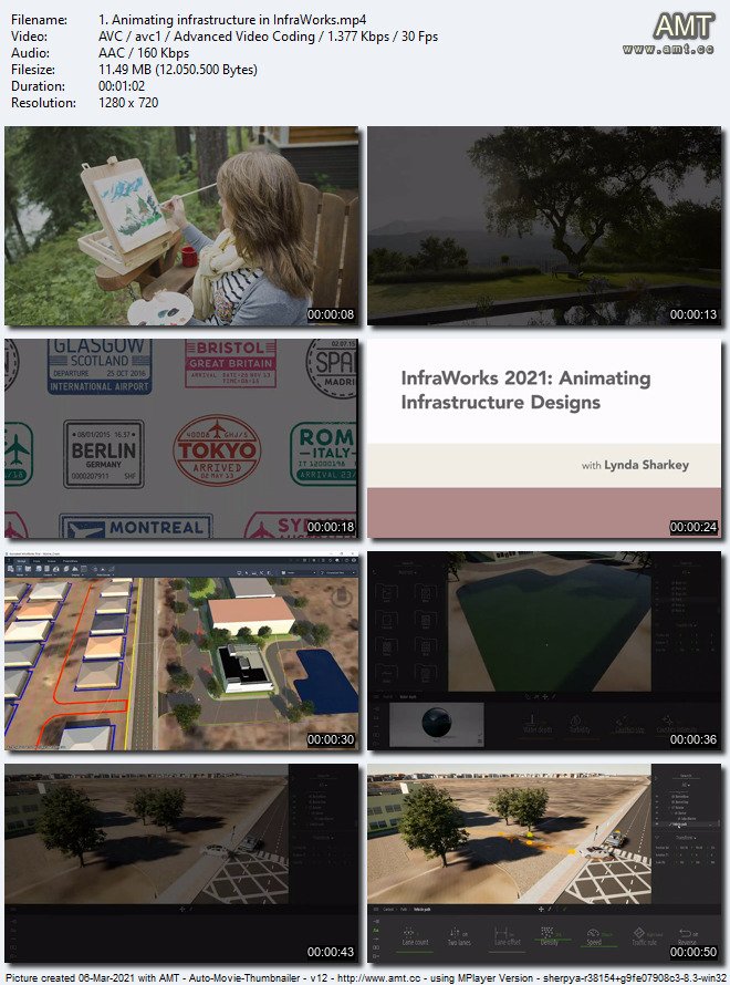 InfraWorks 2021: Animating Infrastructure Designs