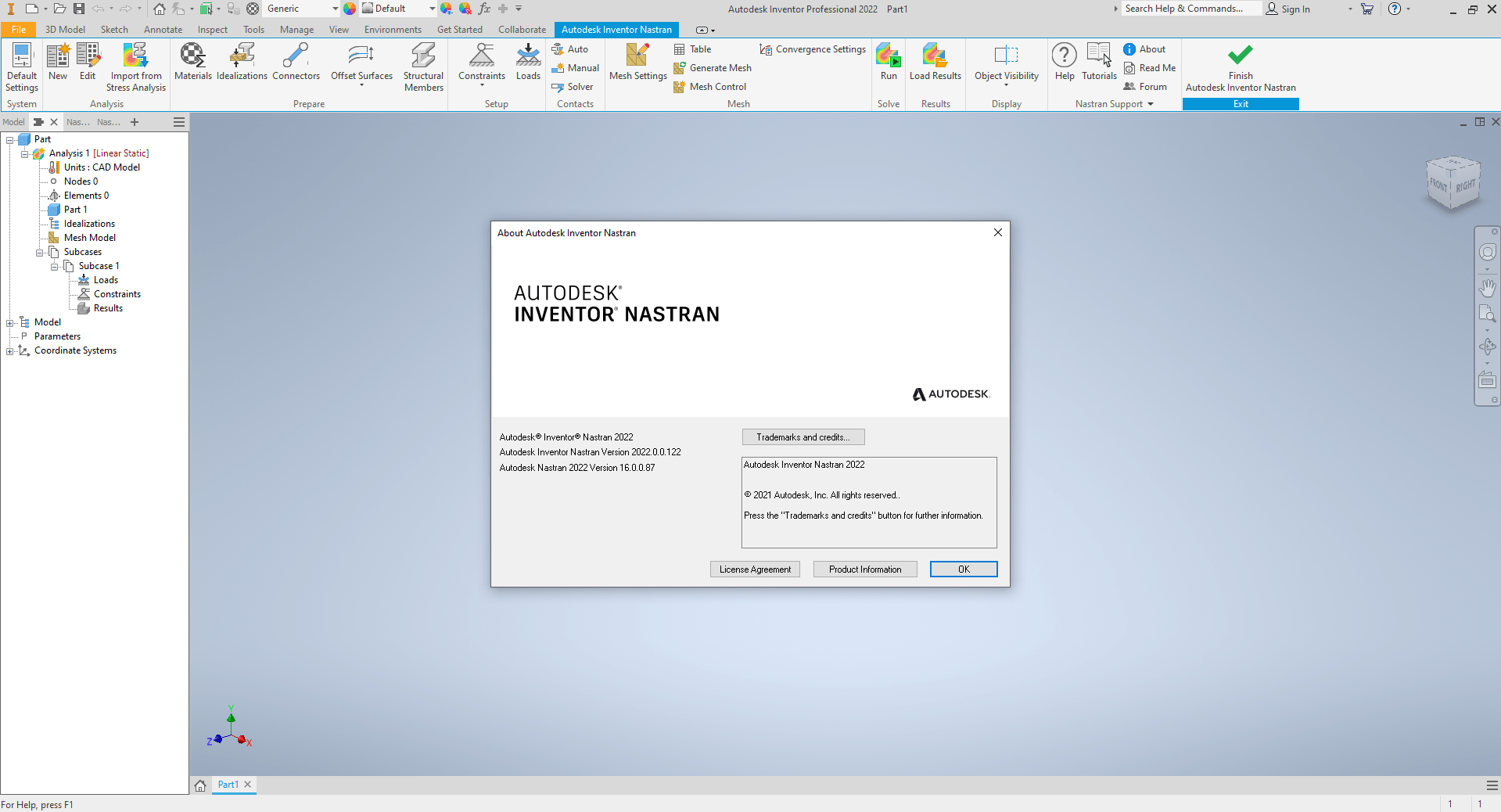 Autodesk Inventor Nastran 2022 (x64)