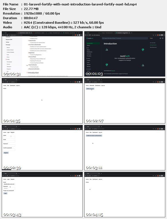 Laravel Fortify with Nuxt