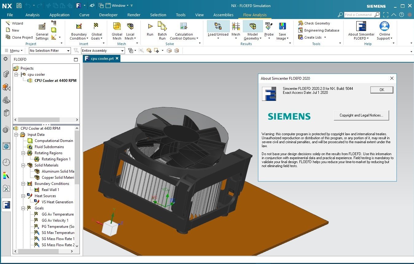 Siemens Simcenter FloEFD 2020.2.0 v5054 for Siemens NX (x64)