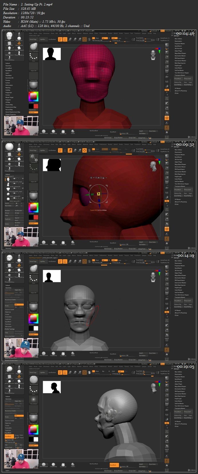 Stylized sculpting from real life references in zBrush