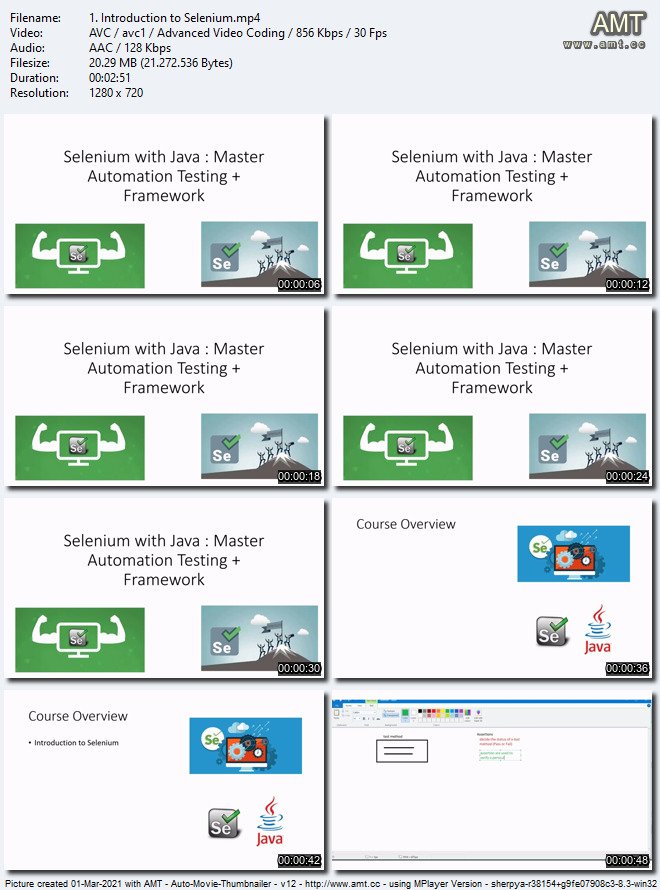 Selenium with Java : Master Automation Testing +Frameworks