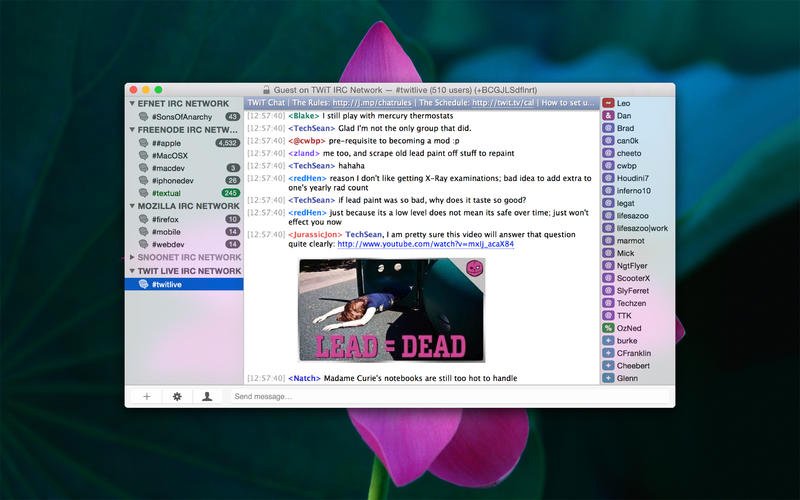 Textual IRC Client v5.0.1 Mac OS X