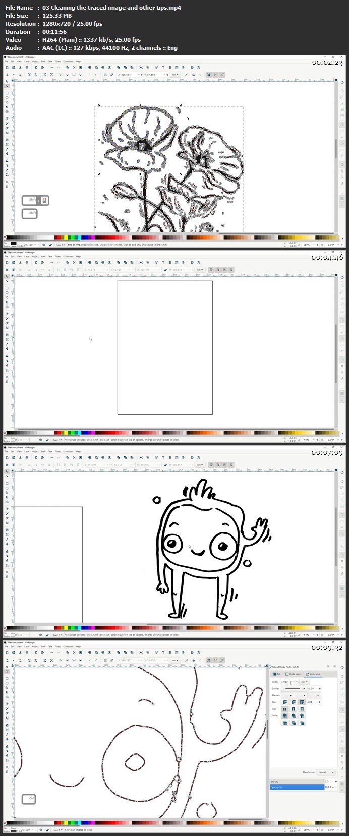 Draw vector line art illustrations with Inkscape!