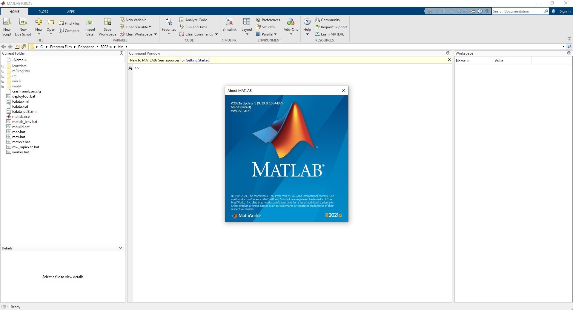 MathWorks MATLAB R2021a v9.10.0.1684407 Update 3 Only (x64)