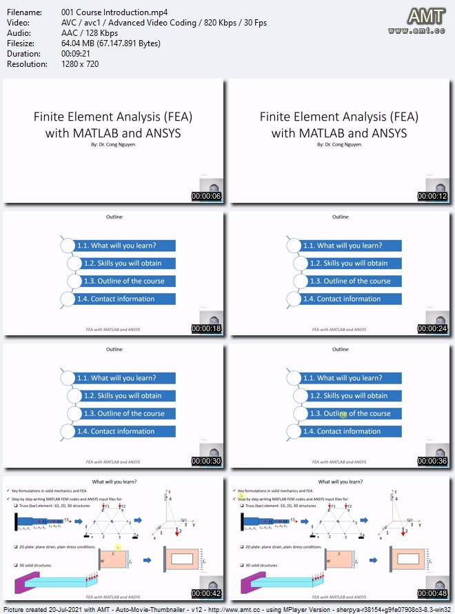 Finite Element Analysis with MATLAB and ANSYS