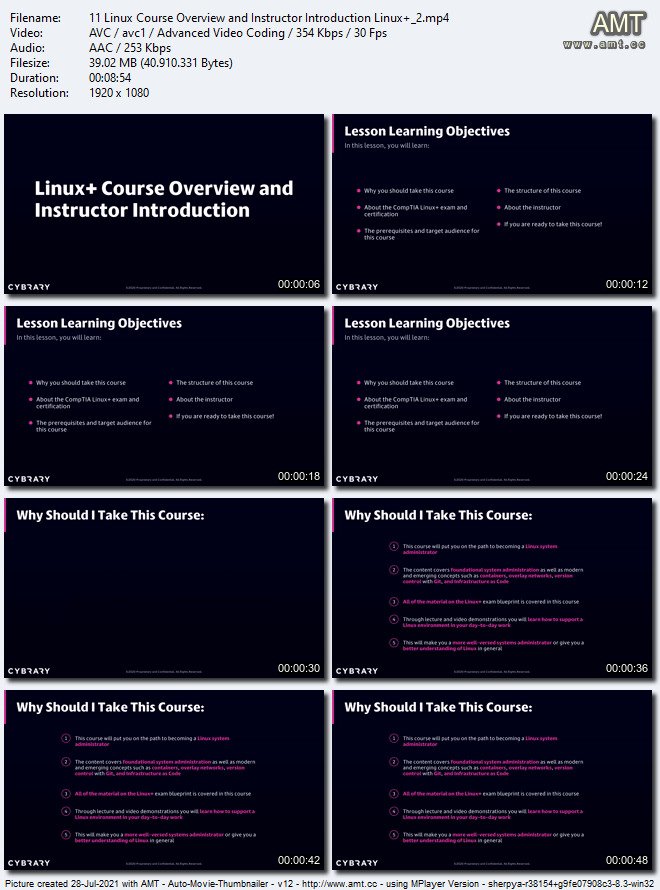 Cybrary - CompTIA Linux+ (2021)