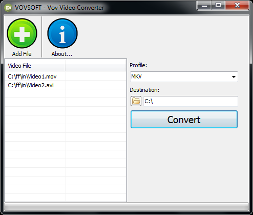 VovSoft VoV Video Converter 1.6