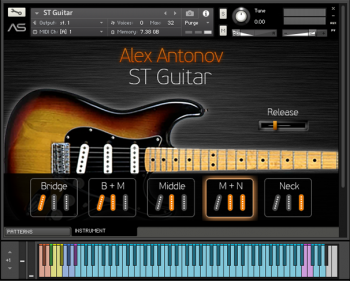 Antonov Samples Alex Antonov ST Guitar KONTAKT screenshot