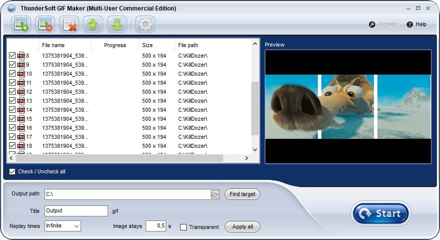 ThunderSoft GIF Maker 4.1.0